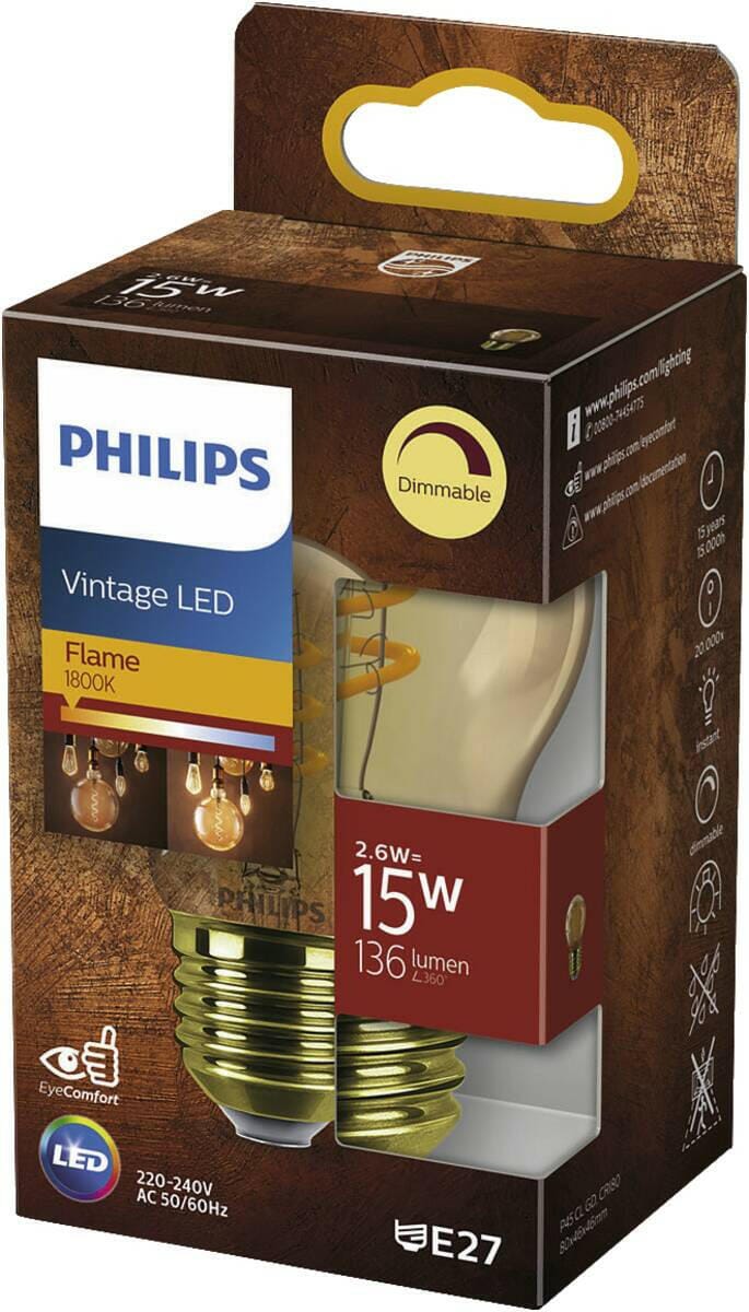 Philips Philips LED classic 15W P45 E27 GOLD SP D SRT4