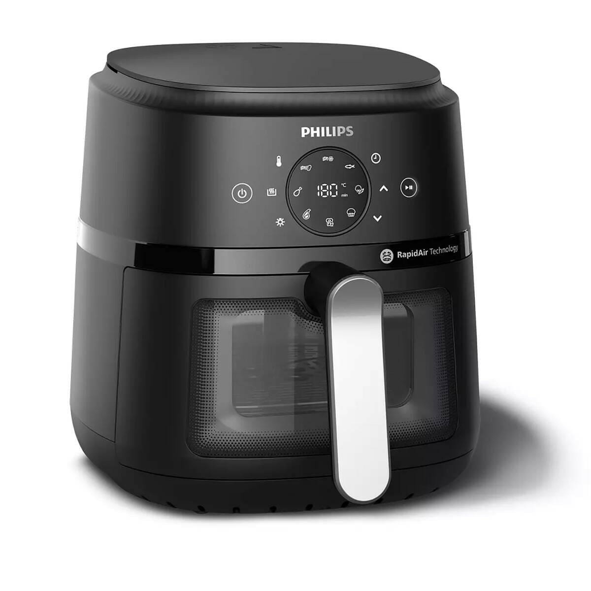 Philips Philips NA221/00 Airfryer zwart-zilver