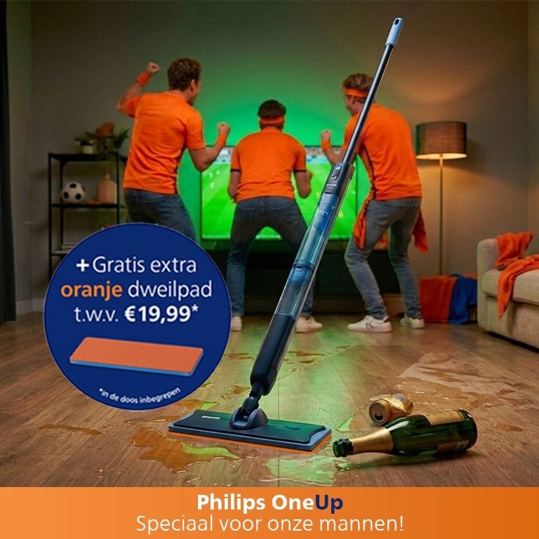Philips Philips OneUp XV5113/01 Met Oranje Dweildoek
