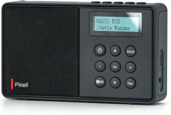 Pinell PORTABLE RADIO DAB+ FM INGEBOUWDE ACCU