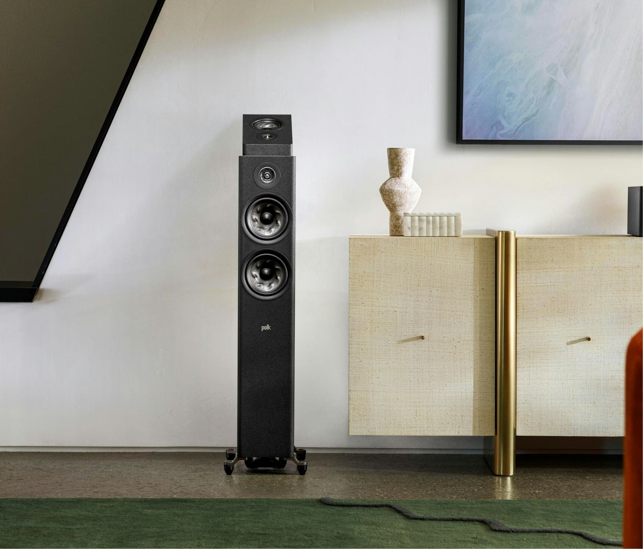 Polk Polk: R600 Vloerstaande speaker - 1 stuk - Zwart