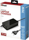 Trust Primo 70W Laptop Charger zwart.