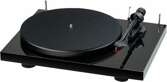 Pro-Ject Pro-Ject Debut E Carbon Phono 2M Red Hoogglans zwart