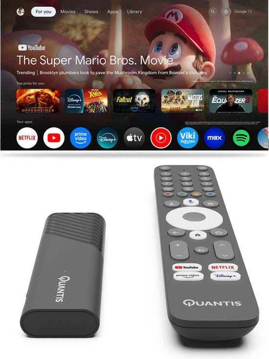 Quantis Quantis QE600 4K UHD Streaming Stick