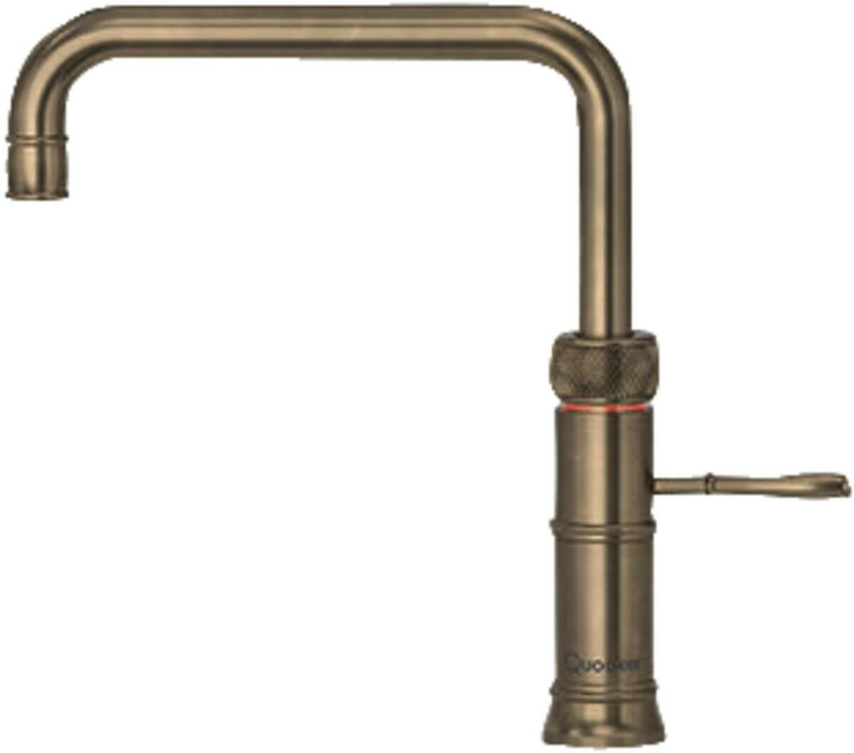 Quooker Classic Fusion Square Messing Patina.