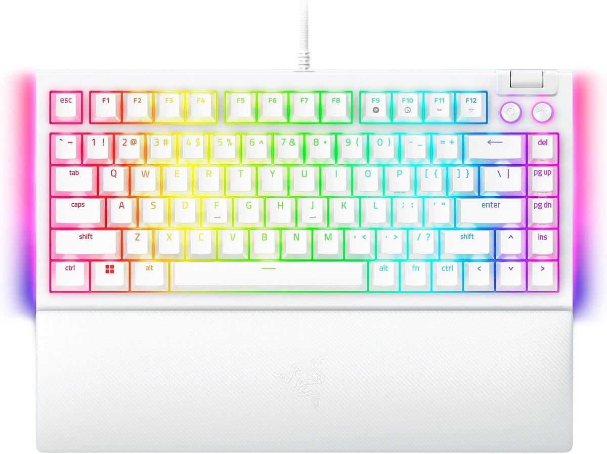 Razer Razer BlackWidow V4 75% Mechanical Gaming Keyboard White