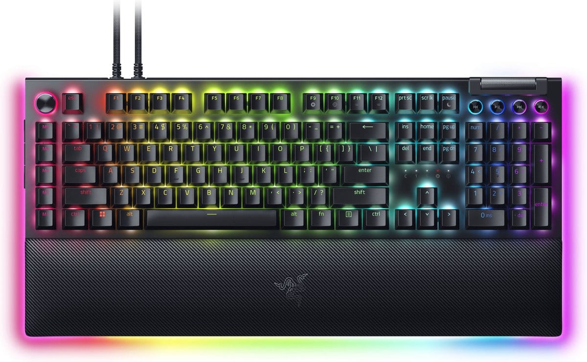 Razer Razer BlackWidow V4 Pro Mechanical Keyboard Yellow Switch