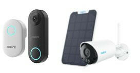 Reolink D340W 2K Doorbell + B320 Outdoor Cam & Solar Panel.