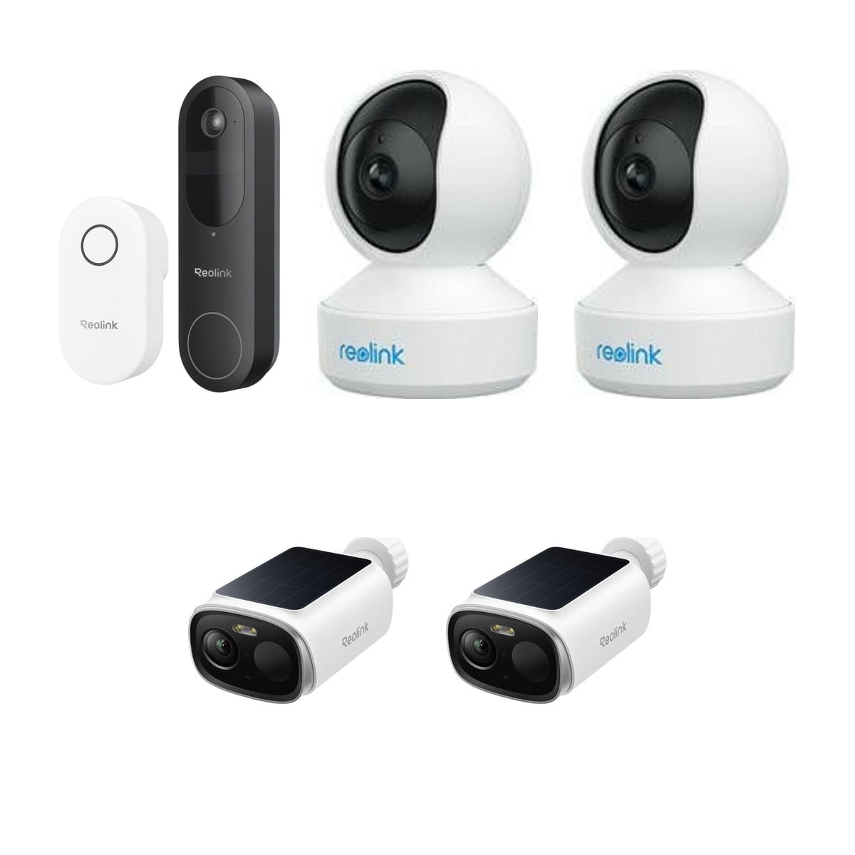 Reolink Reolink D340B + E330 2-Pack + B340S 2-Pack + Chime