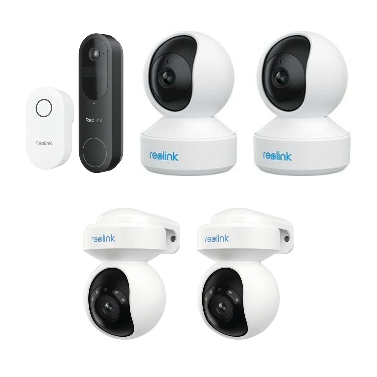 Reolink Reolink D340B + E330 2-Pack + E540 2-Pack + Chime