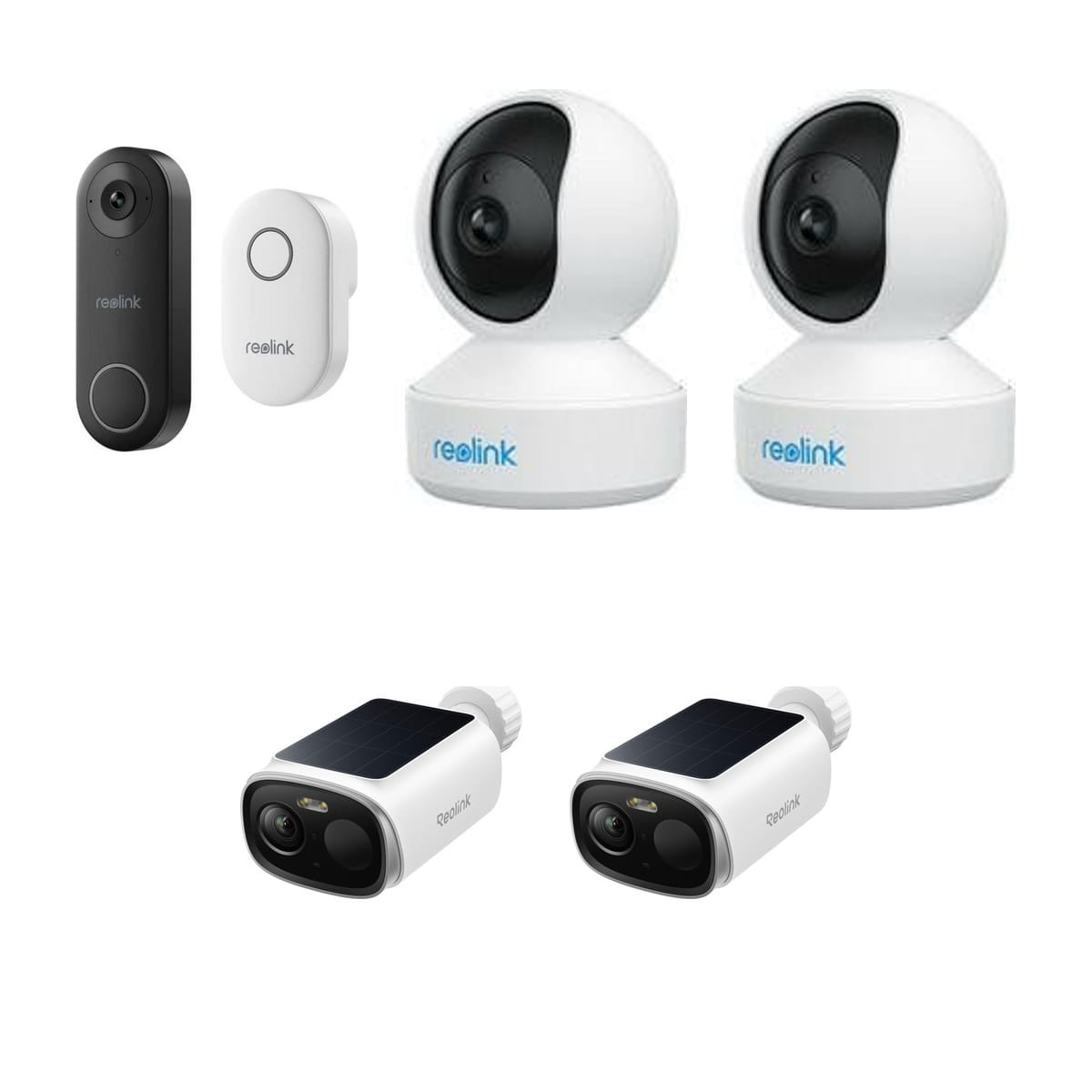 Reolink Reolink D340W + E330 2-Pack + B340S 2-Pack + Chime