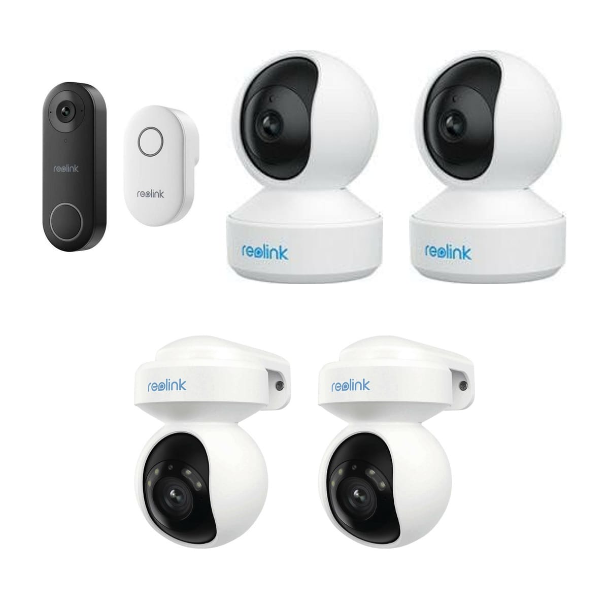 Reolink Reolink D340W + E330 2-Pack + E540 2-Pack + Chime