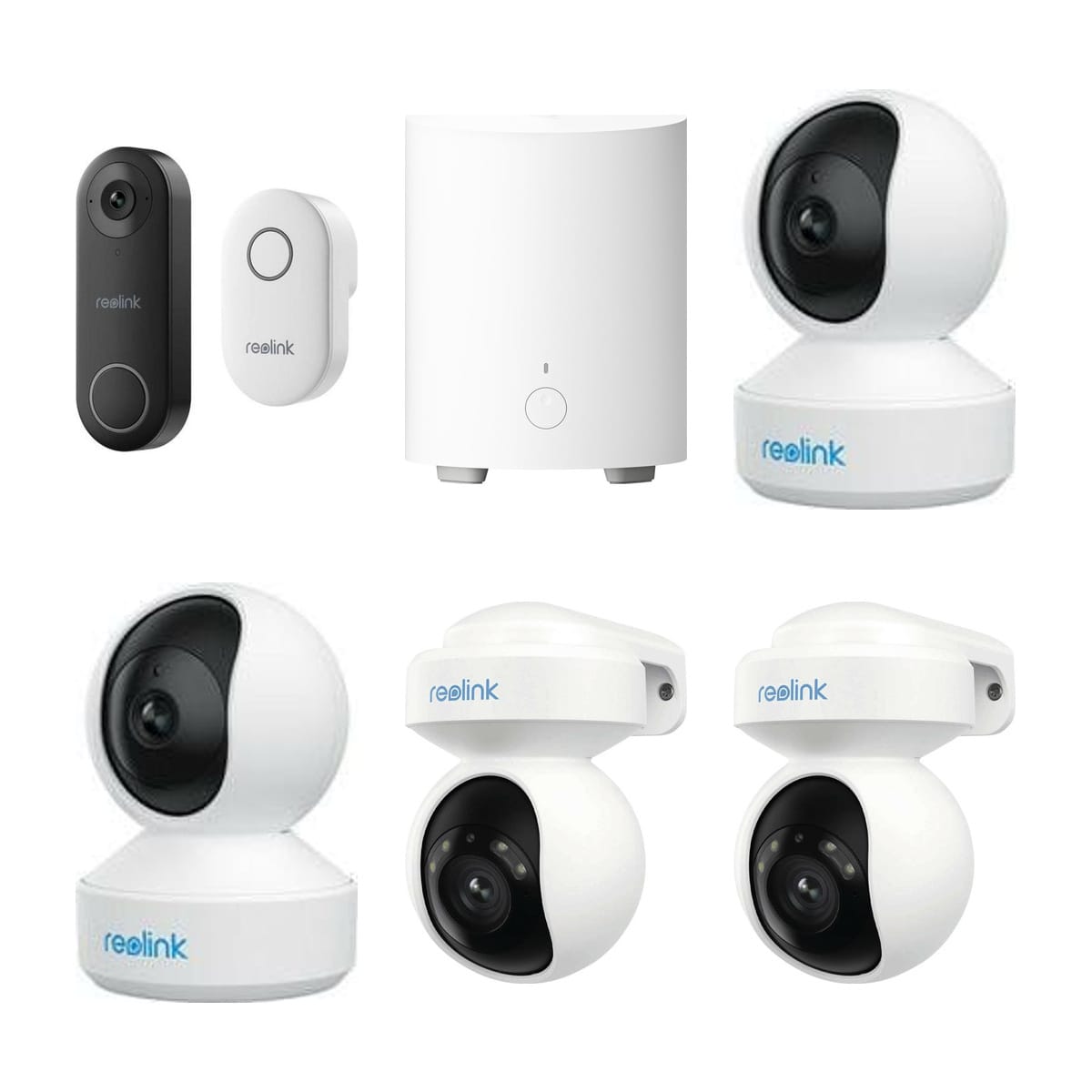 Reolink Reolink D340W + Hub 1 Mini + E330 2-Pack + E540 2-Pack + Chime