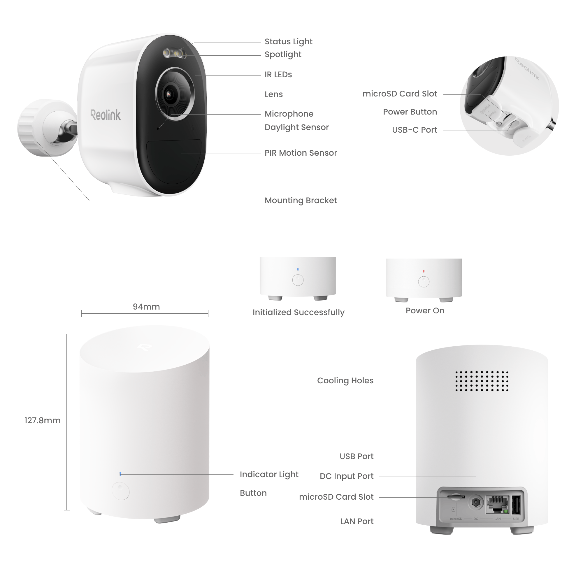 Reolink Reolink Outdoor Cam Argus Series (B330) 2-Cam kit (Hub Mini)