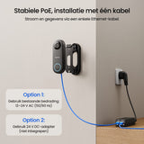 Reolink Reolink Wired PoE Video Doorbell (D340P) + Chime