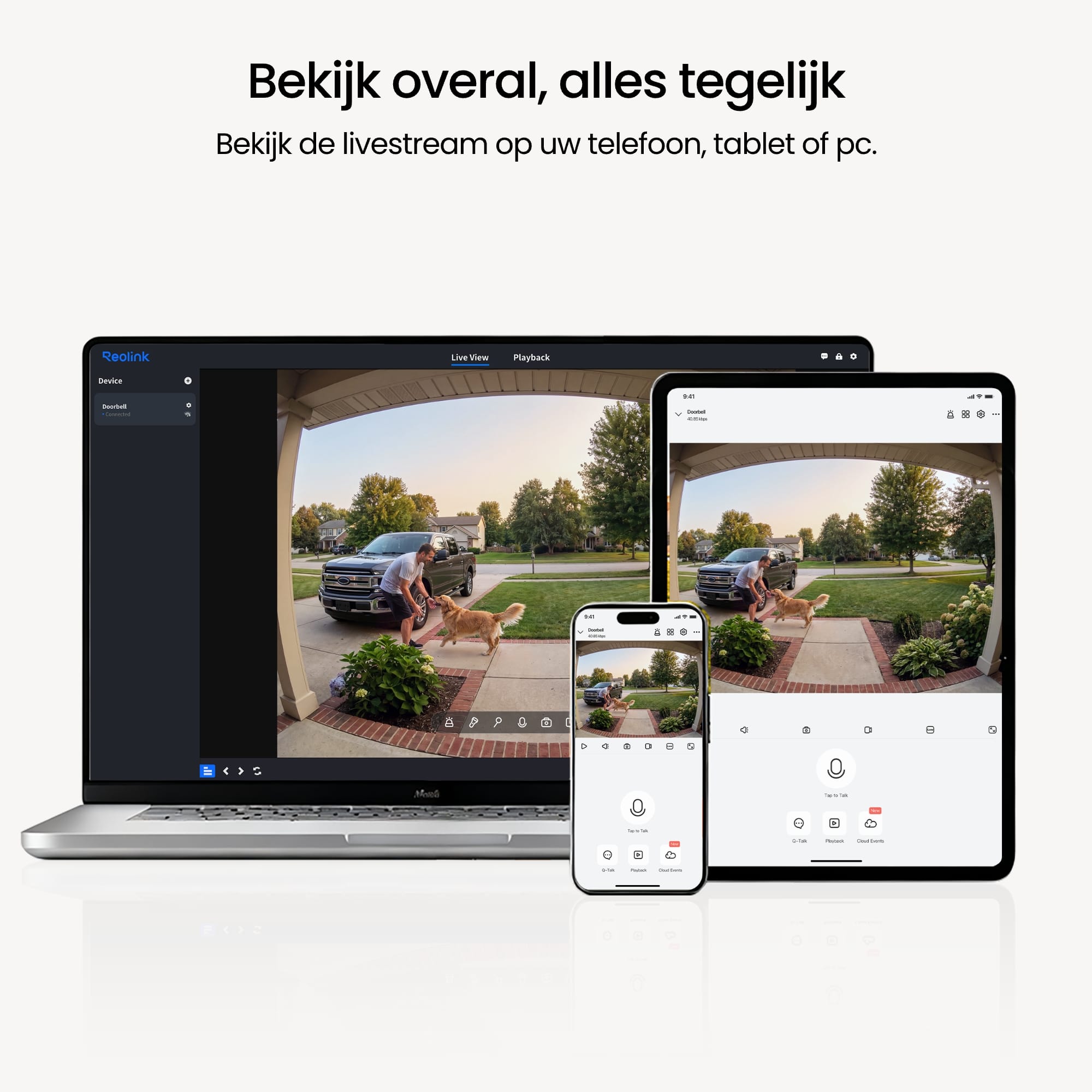 Reolink Reolink Wired PoE Video Doorbell (D340P) + Chime