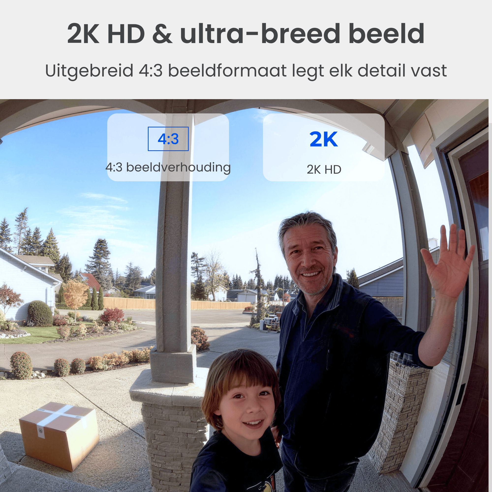 Reolink Reolink Wireless WiFi Video Doorbell (D330B) + Chime