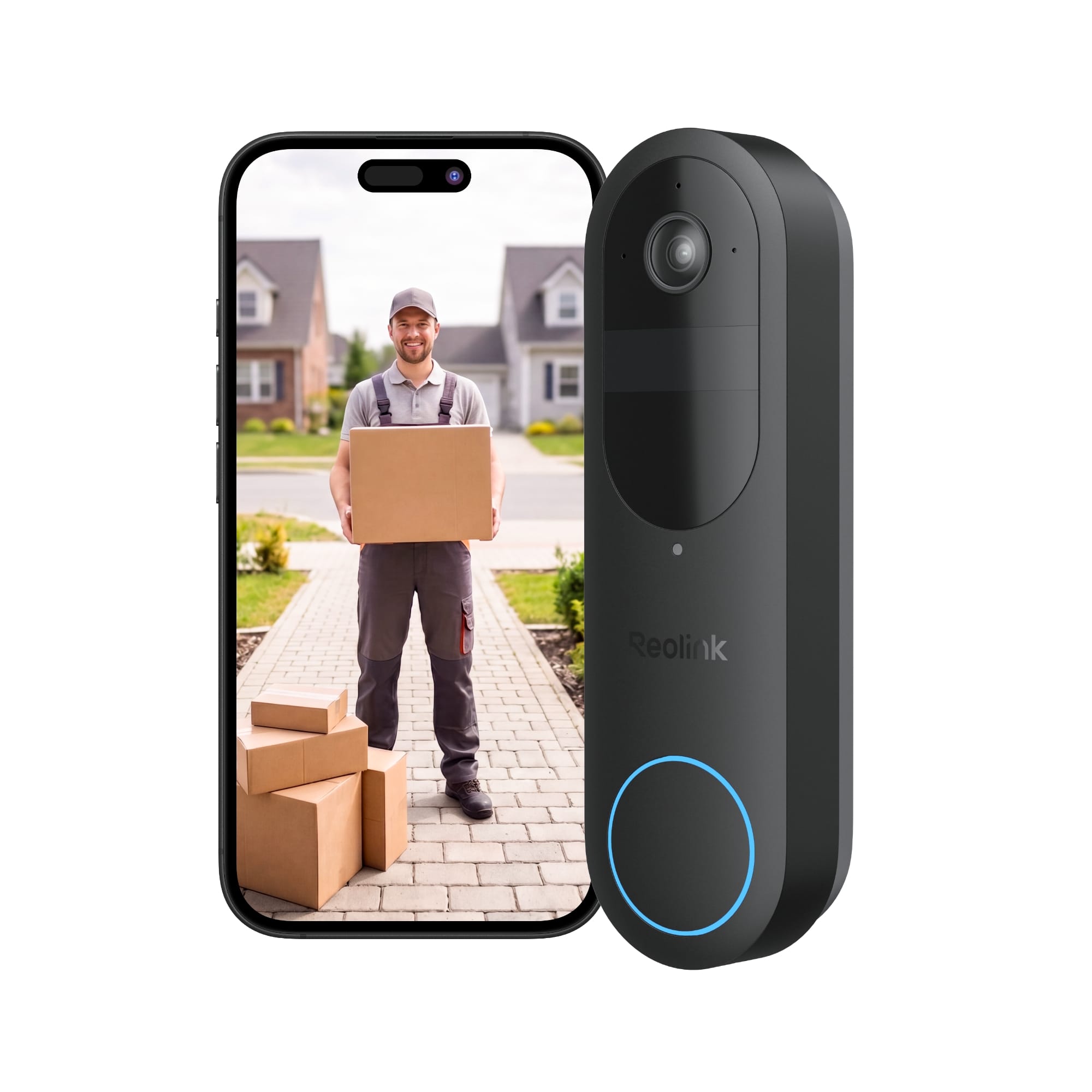 Reolink Reolink Wireless WiFi Video Doorbell (D340B) + Chime