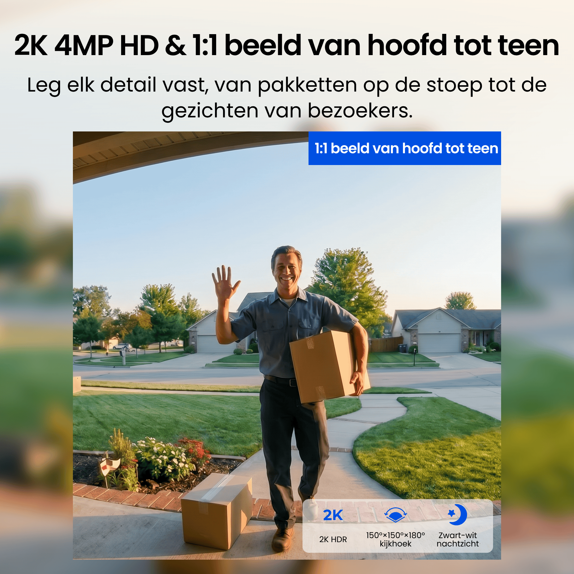 Reolink Reolink Wireless WiFi Video Doorbell (D340B) + Hub Mini