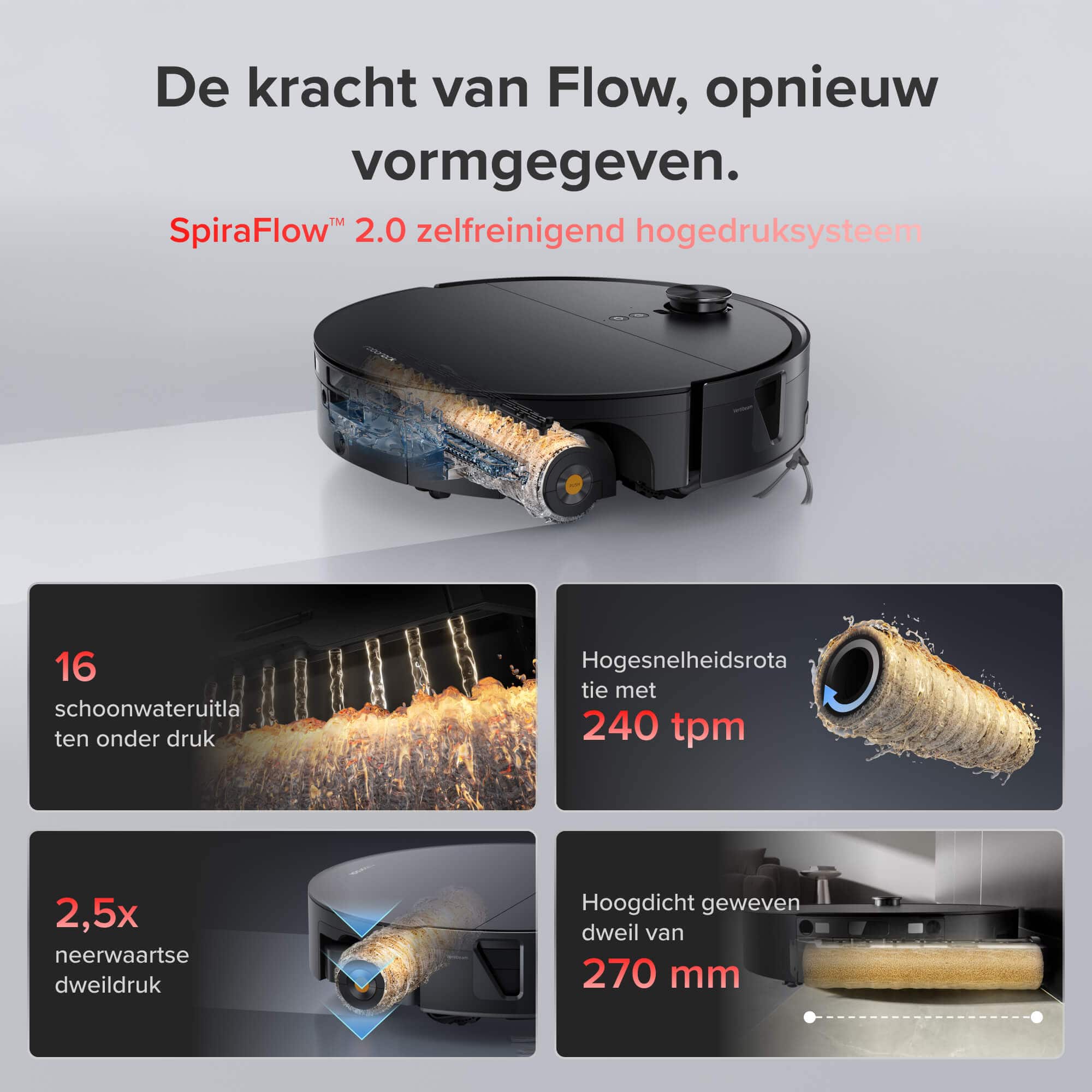 Roborock Roborock Saros 20 Flow Complete Black
