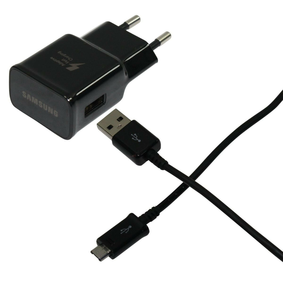 Scanpart Samsung Snellader Micro USB 2A zwart.