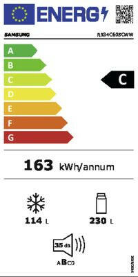 Samsung RB34C605CWW/EF wit.