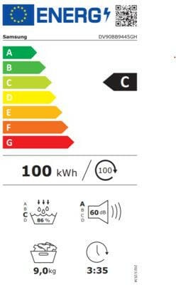 Samsung Samsung DV90BB9445GHS2 wit
