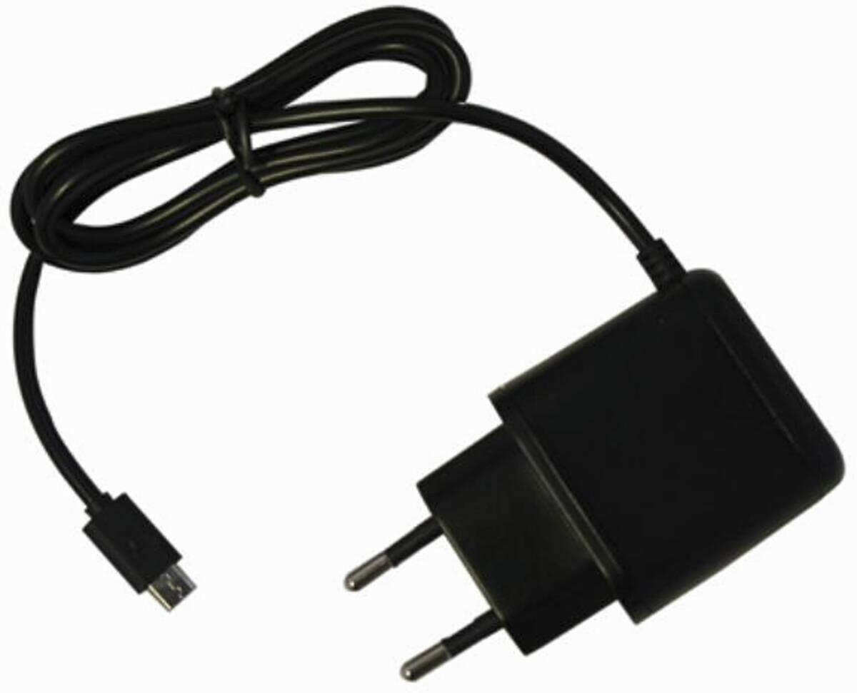 Scanpart 2460510096 micro USB netvoeding zwart.