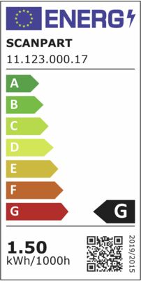 Scanpart KOELKASTLAMP E14 15W LED - EP:Tummers