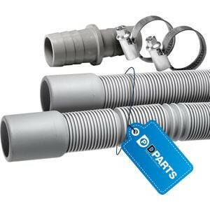 Scanpart LUCHT AFVOERSL. ALU 1,5M 125MM