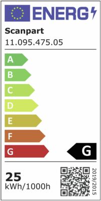 Scanpart OVENLAMP E14 25W 300GR BUIS A2 - EP:Tummers