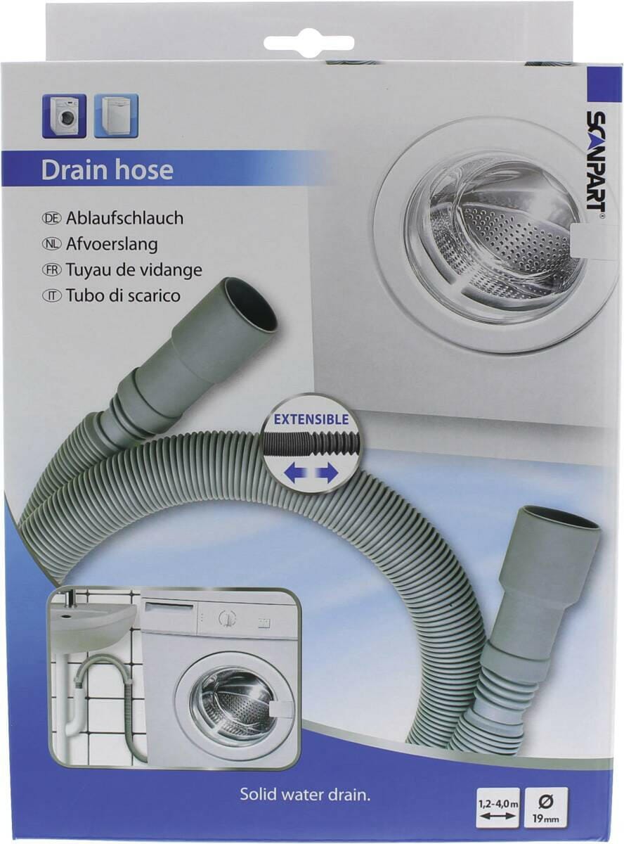 Scanpart Scanpart 1120120016 afvoerslang 19mm 1,2-4,0m uittrekbaar