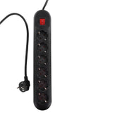 Scanpart Scanpart 2482522631 TCD 6-v+ra+schak+1.5m(3x1,5) zwart