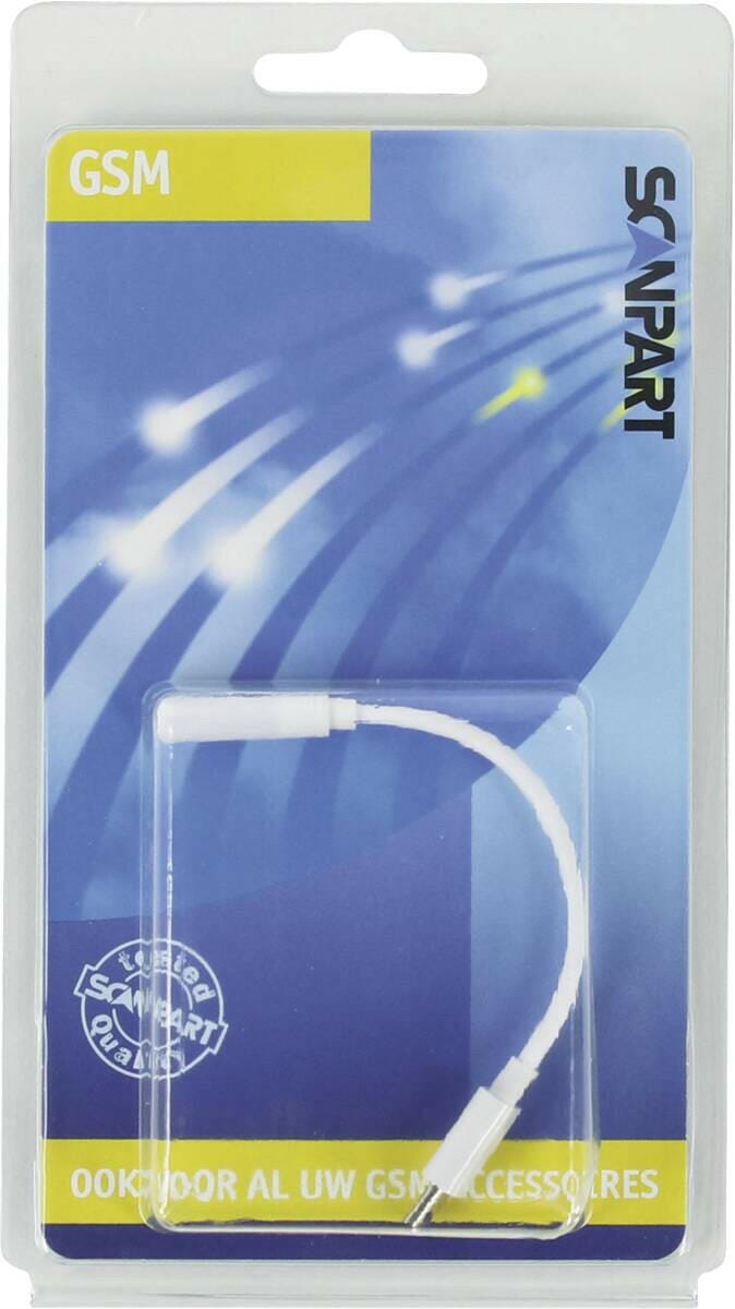 Scanpart Scanpart Adapter Kabel USB-C 3,5mm wit