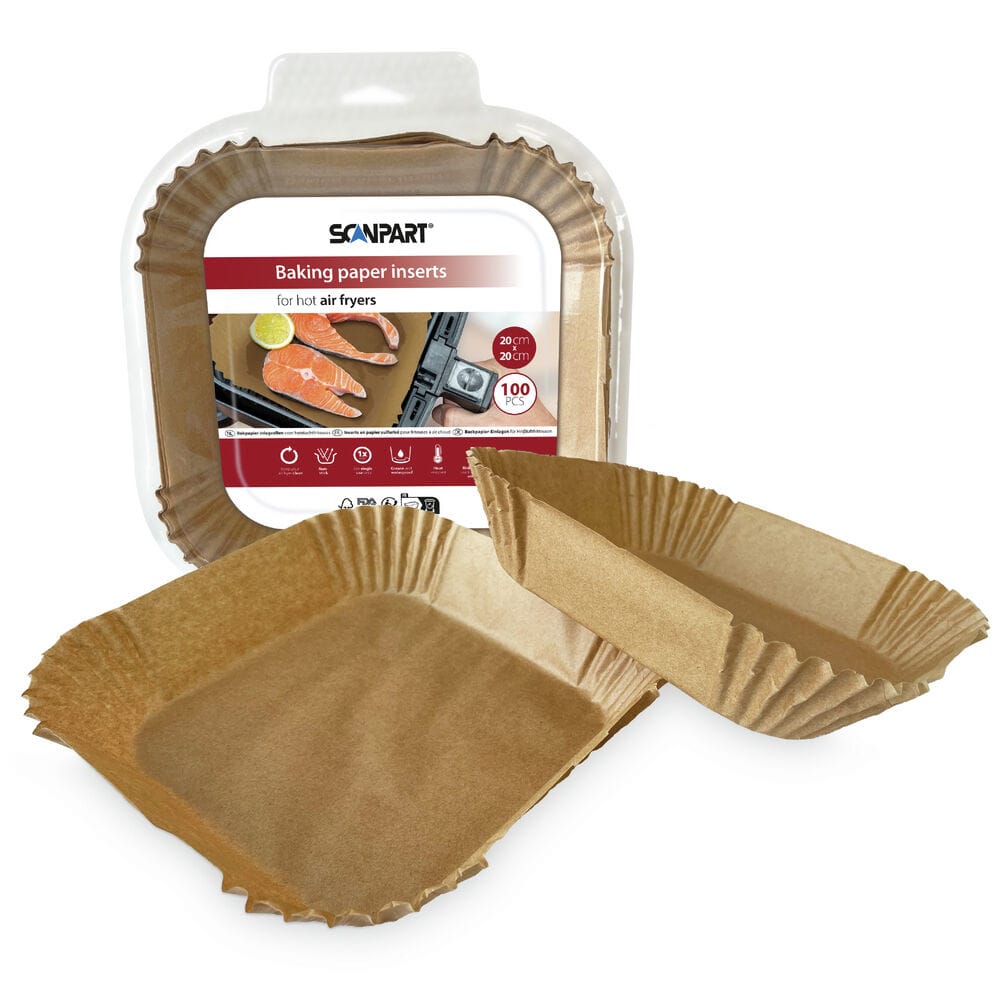 Scanpart Scanpart Bakpapier Inlegvellen Airfryer 20x20cm