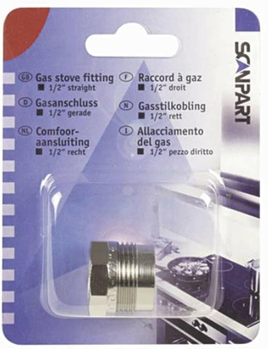 Scanpart Scanpart COMFOORAANSLUIT. 1/2INCH RECHT BL