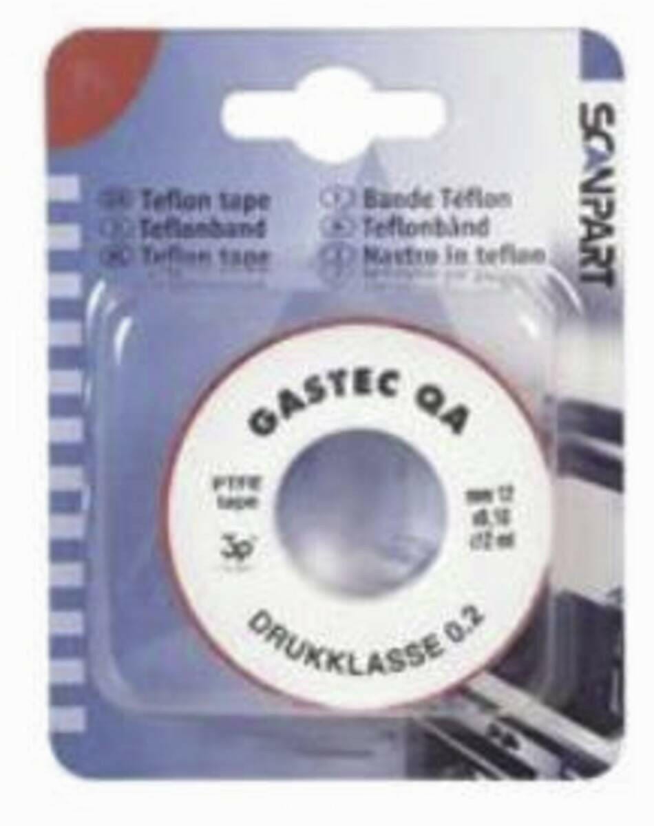 Scanpart Scanpart GAS TAPE 12M GASTEC KEUR BL wit