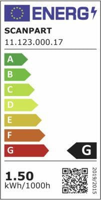 Scanpart Scanpart KOELKASTLAMP E14 15W LED