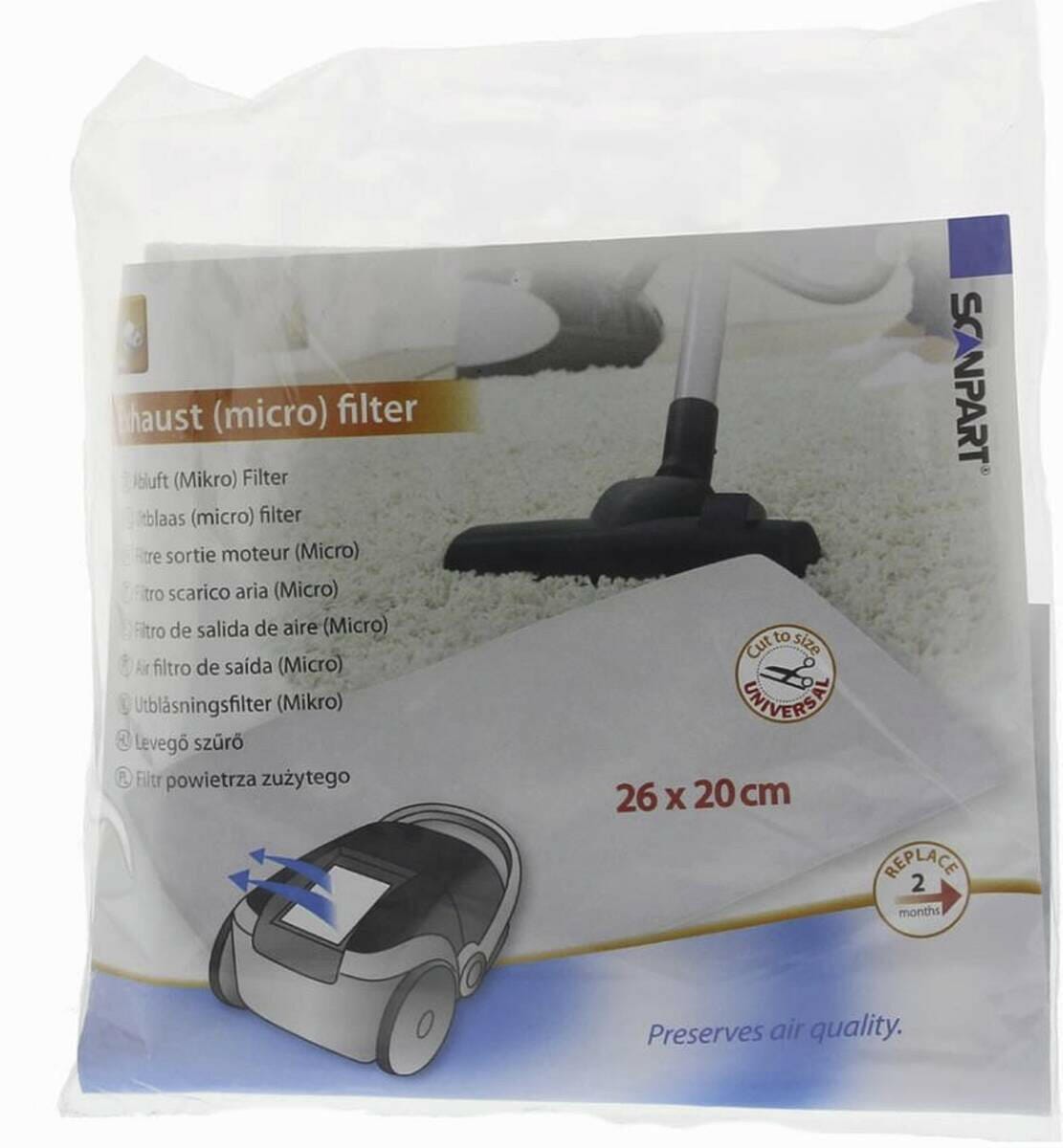 Scanpart Scanpart microfilter universeel zwart