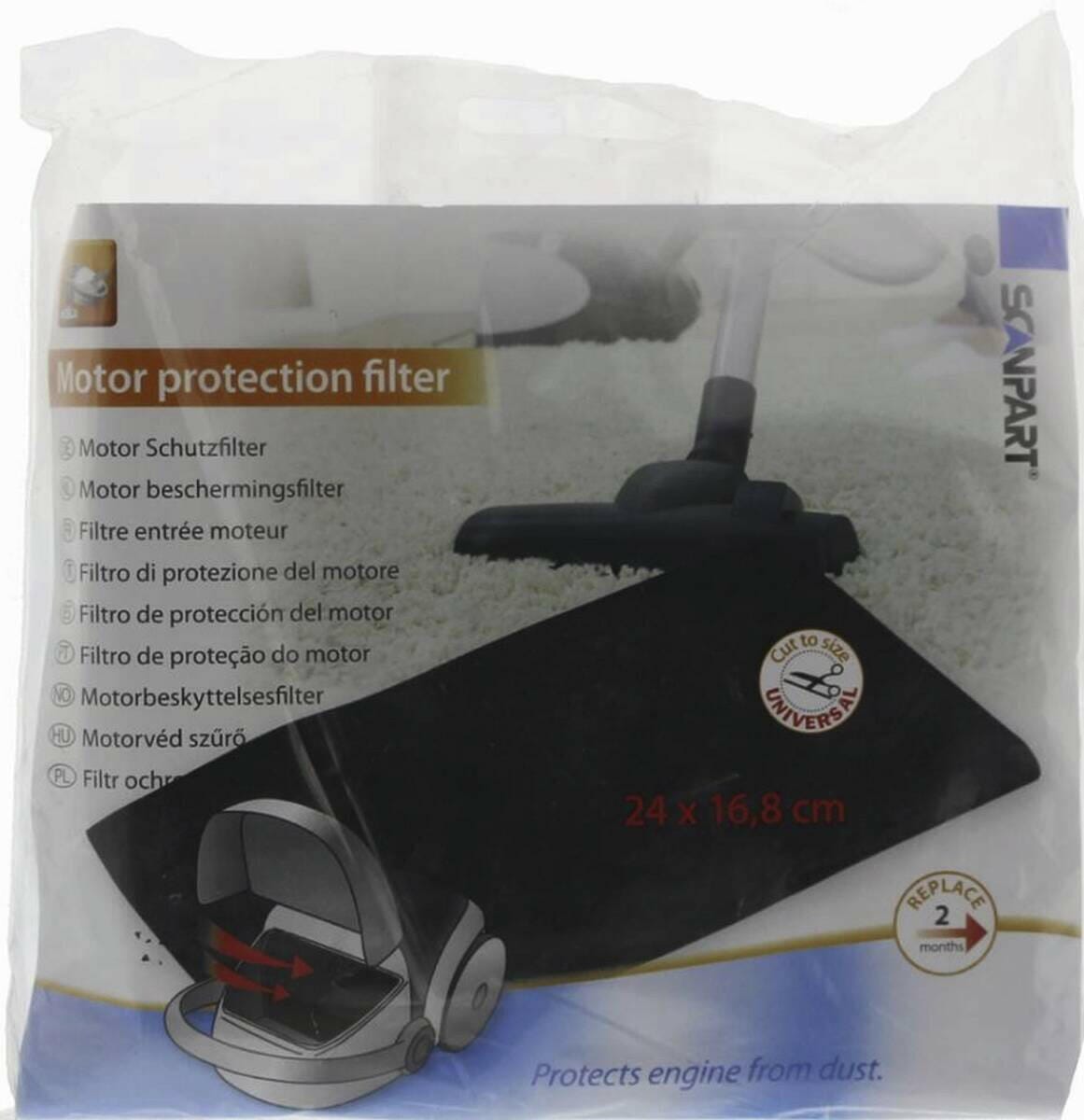 Scanpart Scanpart motorfilter universeel zwart