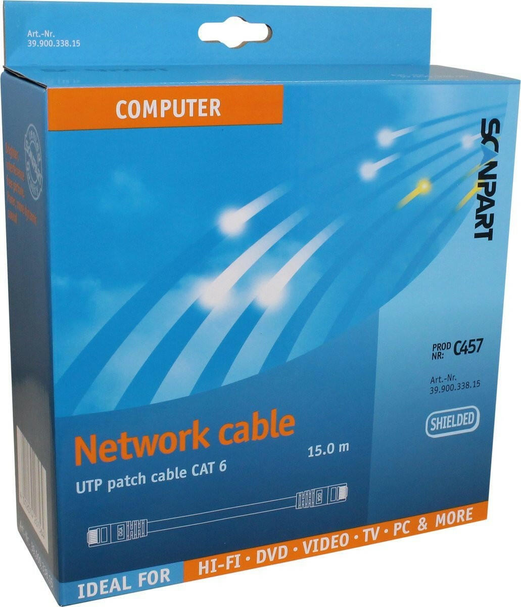 Scanpart Scanpart NETWERKKABEL CAT6 (UTP) 15.0M