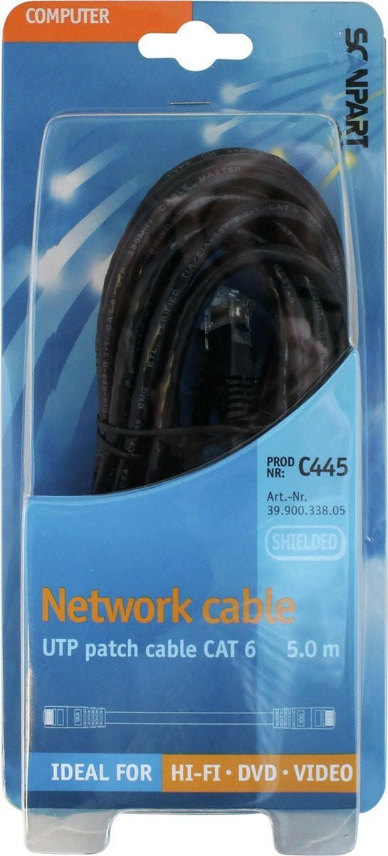 Scanpart Scanpart NETWERKKABEL CAT6 (UTP) 5.0M