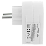 Scanpart Scanpart STEKKER + RA + SCHAKELAAR WIT wit