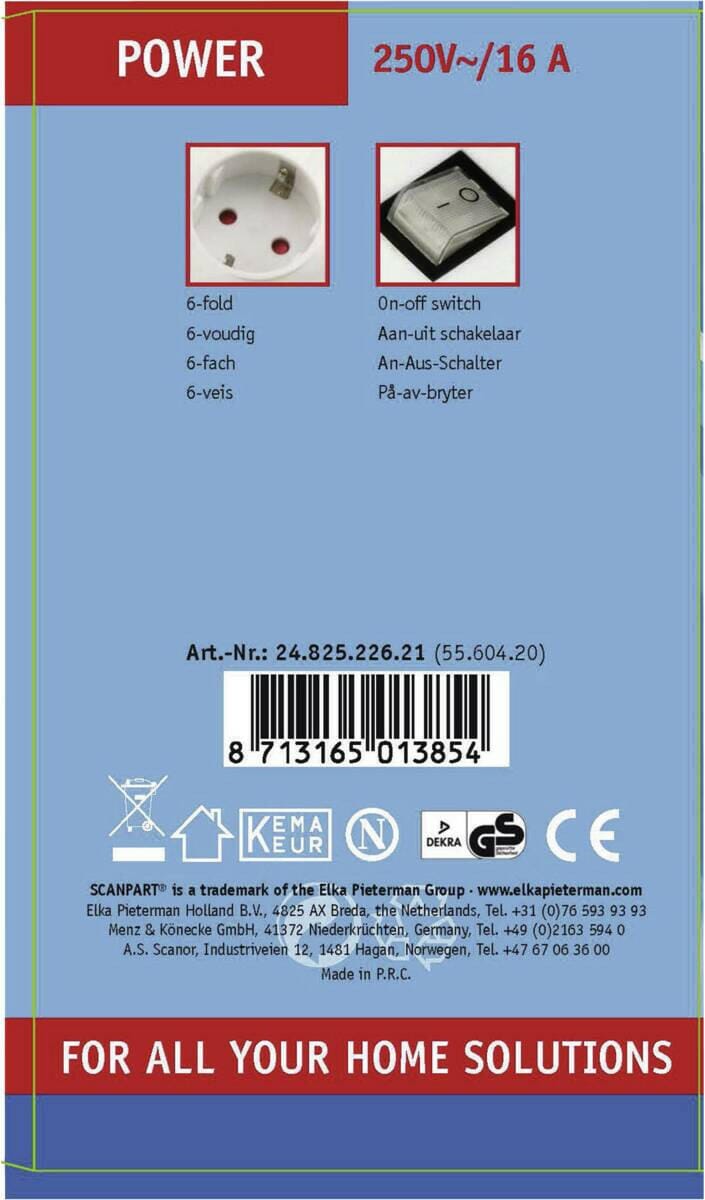 Scanpart Scanpart TCD 6-V+RA+SCHAK+1.5M(3X1,5MM)