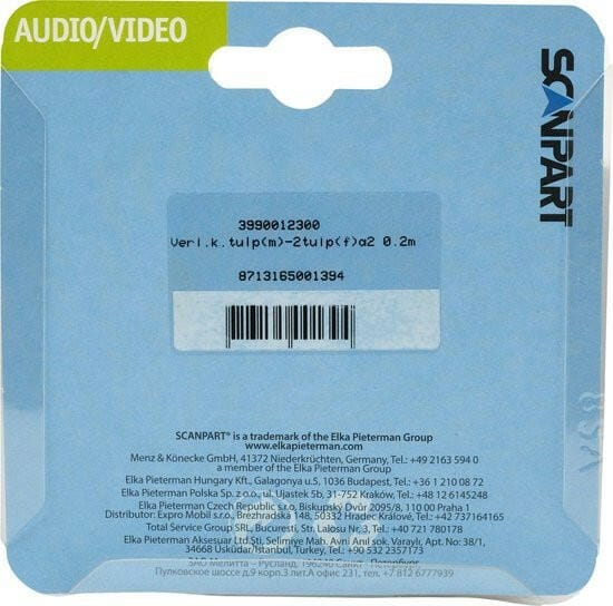 Scanpart Scanpart VERL.K.TULP(M)-2TULP(F)A2 0.2M
