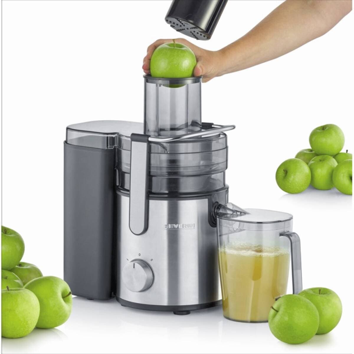 Severin Severin ES 3570 RVS-zwart