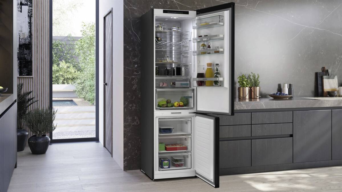 Siemens Siemens KG39N4X1F zwart geborsteld