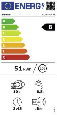 Siemens Siemens SR25YW04ME wit