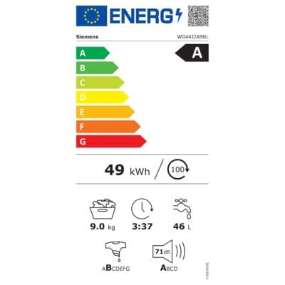 Siemens Siemens WG44J2A9NL