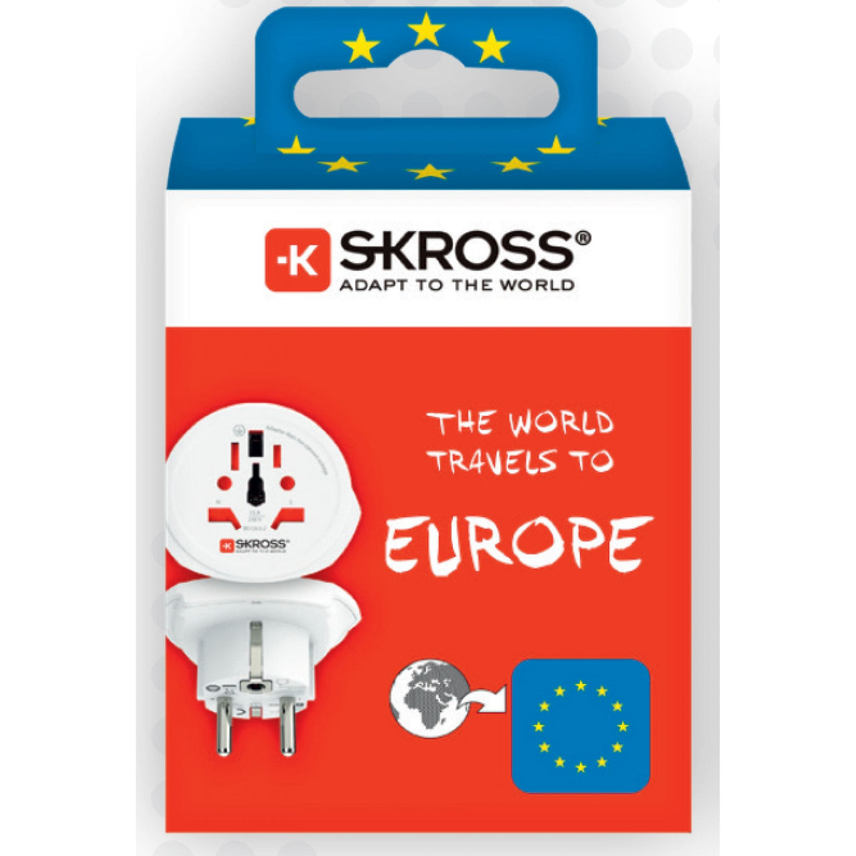 SKROSS SKROSS Wereld naar Europa Reisadapter